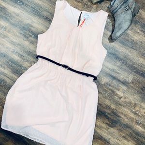 ELLE | Pink Midi Dress